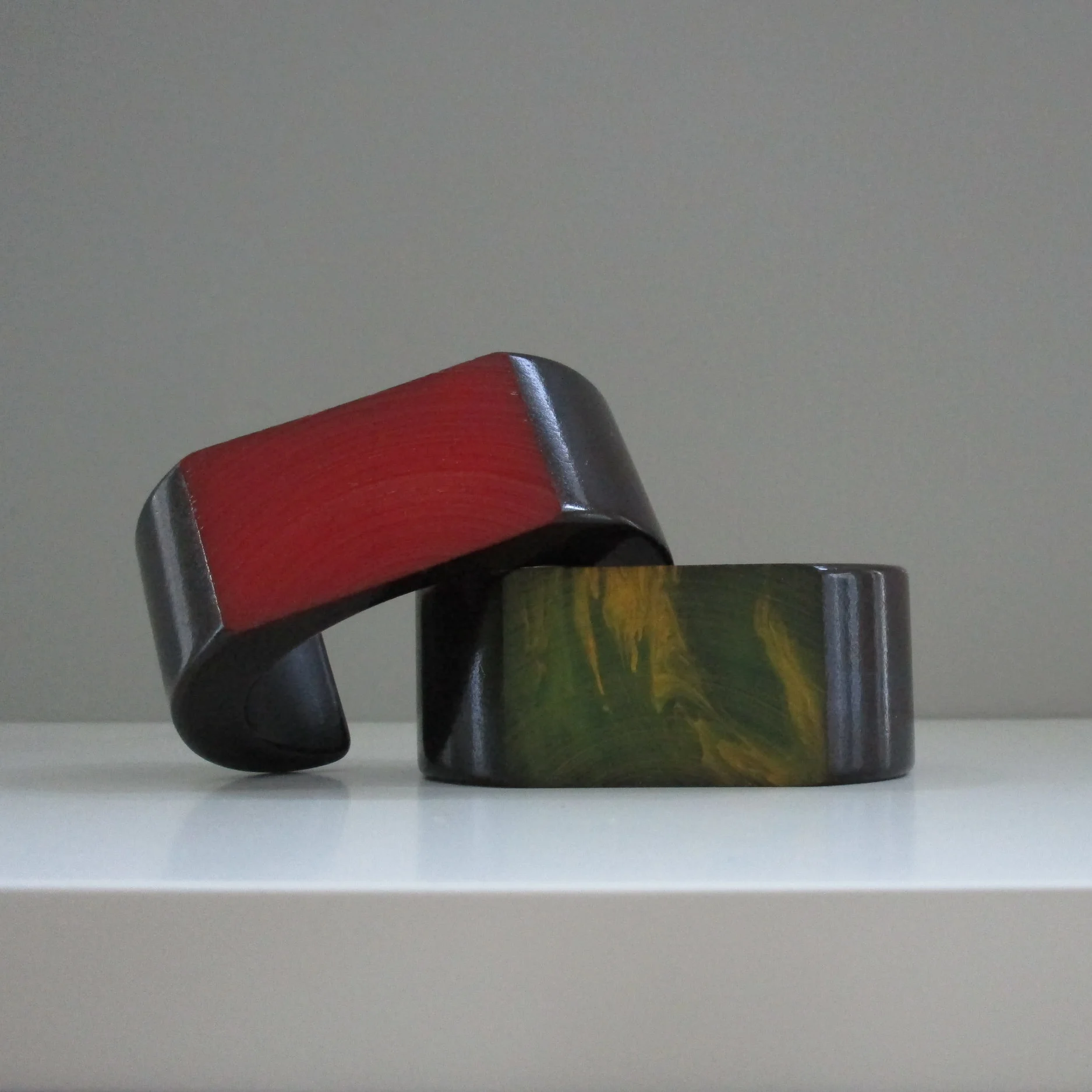 Vintage Wood & Bakelite Cuffs - Sold to a Production Company