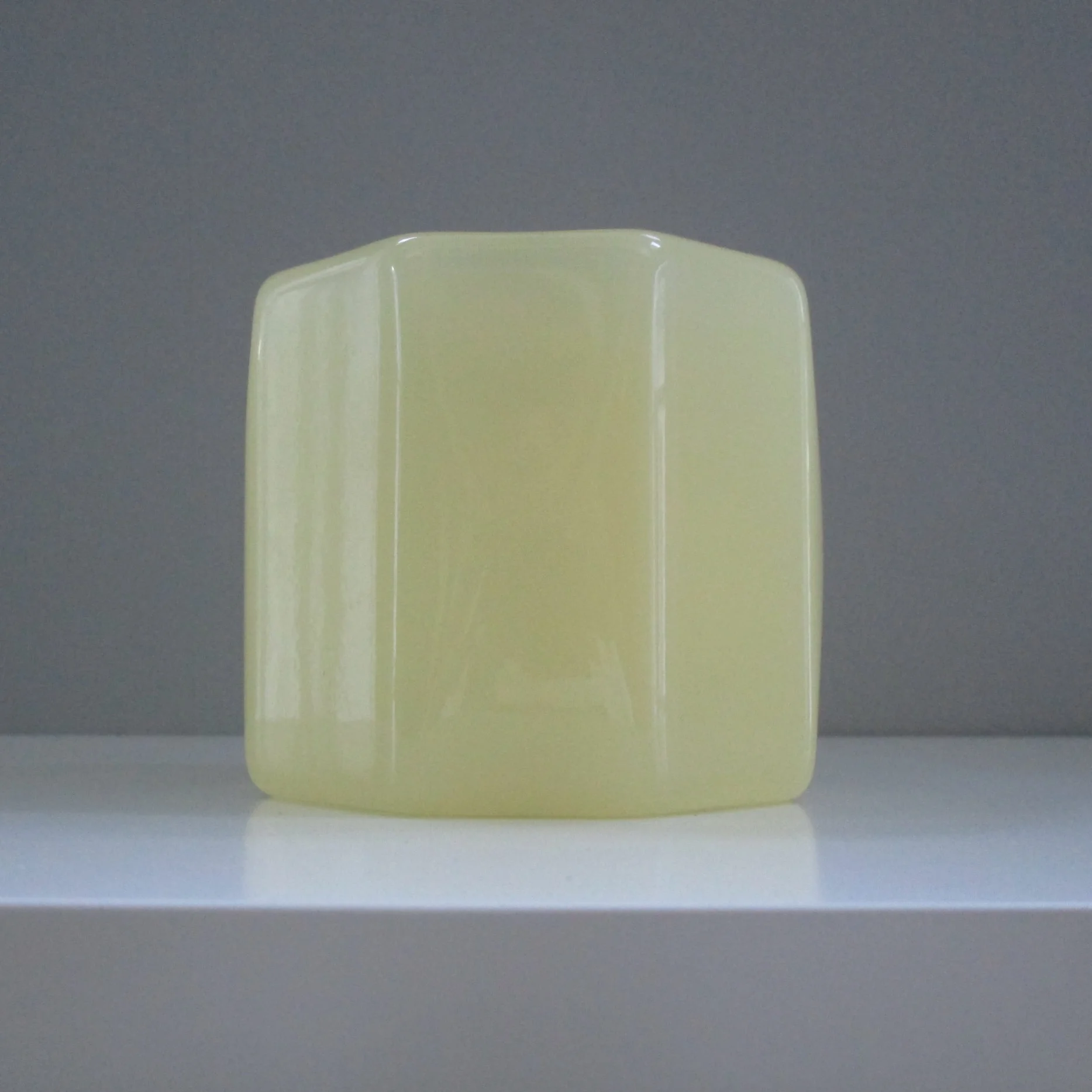 SOLD-Signed Armani Off White Resin Oversized Bangle