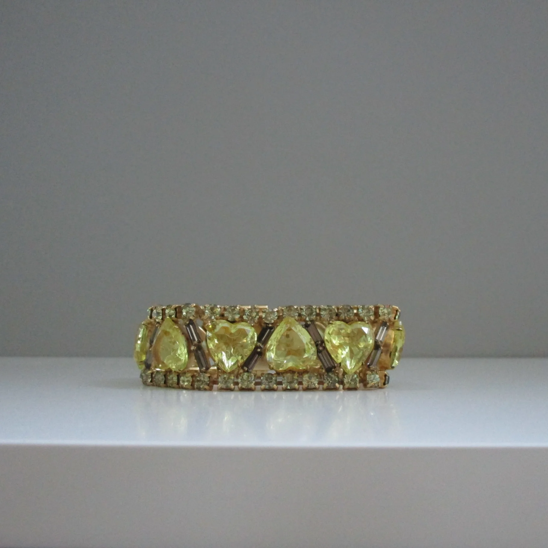 Prototype KJL Austrian Crystals w/ Box Tab Closure