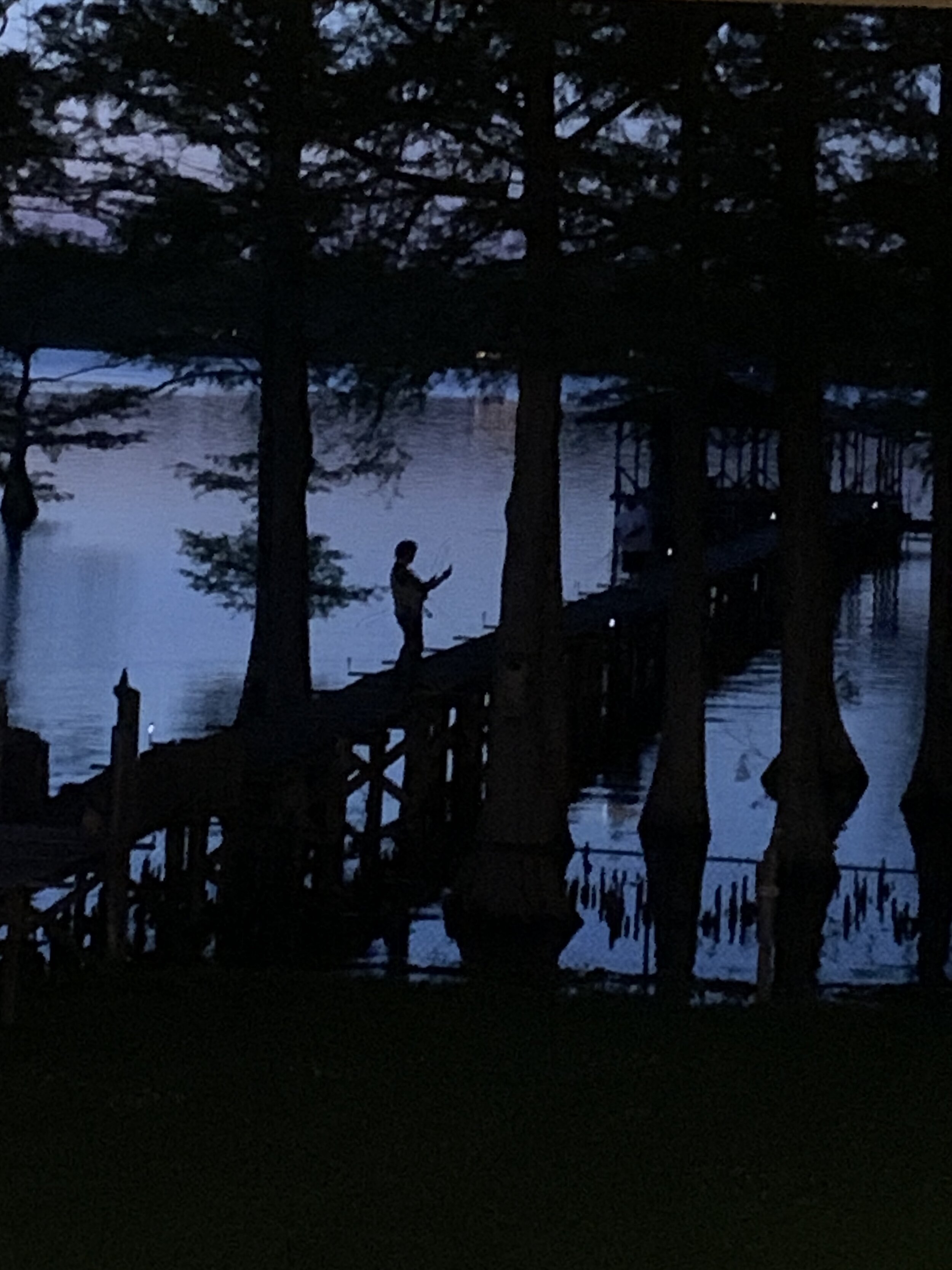  Fishing at dusk 