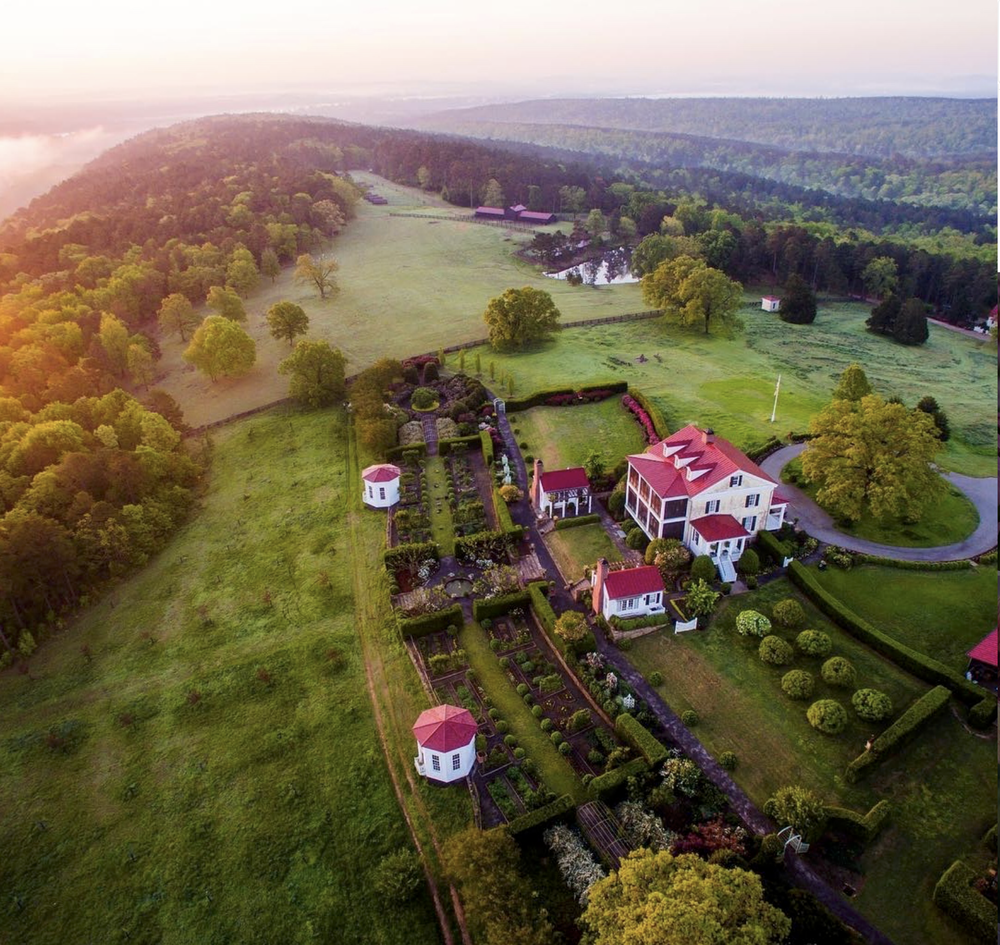  Bird’s-Eye View, Moss Mountain Farm  Courtesy P. Allen Smith Instagram 