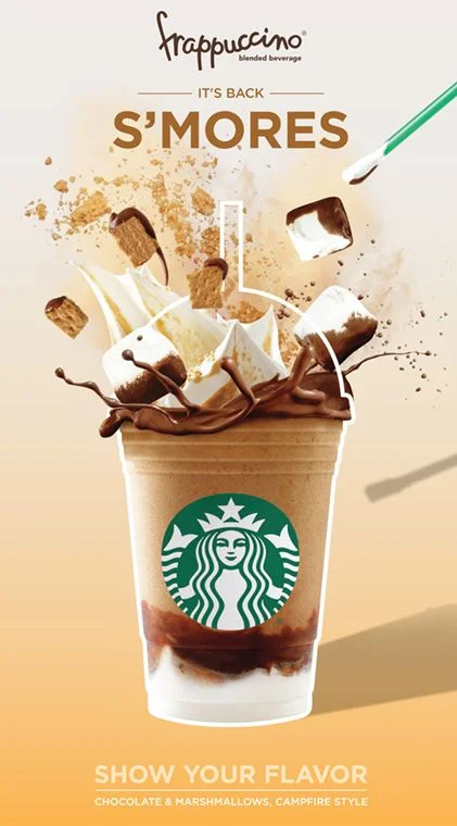Food & Prop Styling : Starbucks S'Mores Frappuccino