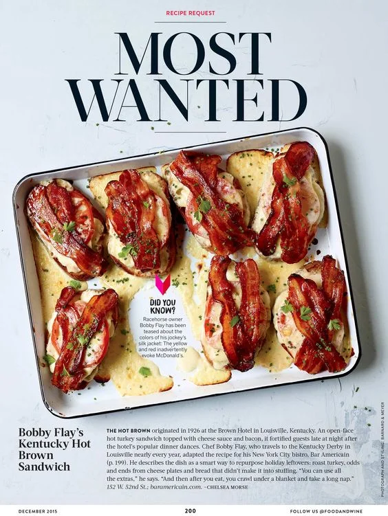 Food & Prop Styling : Food & Wine Magazine