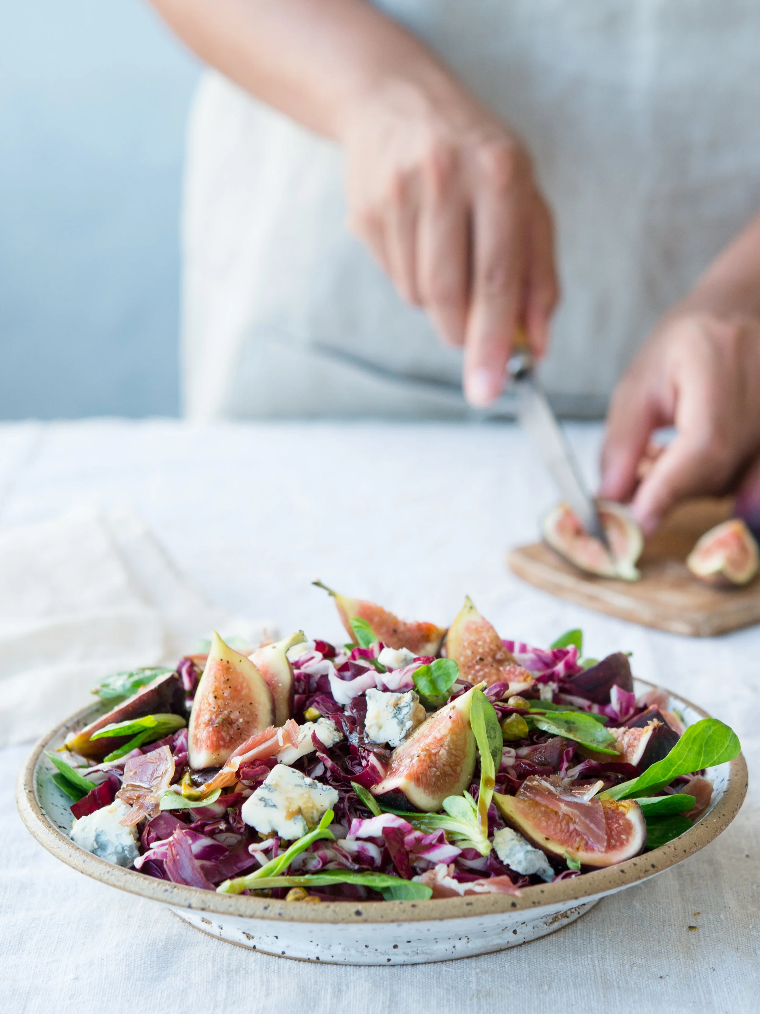 Food & Prop Styling : fig salad