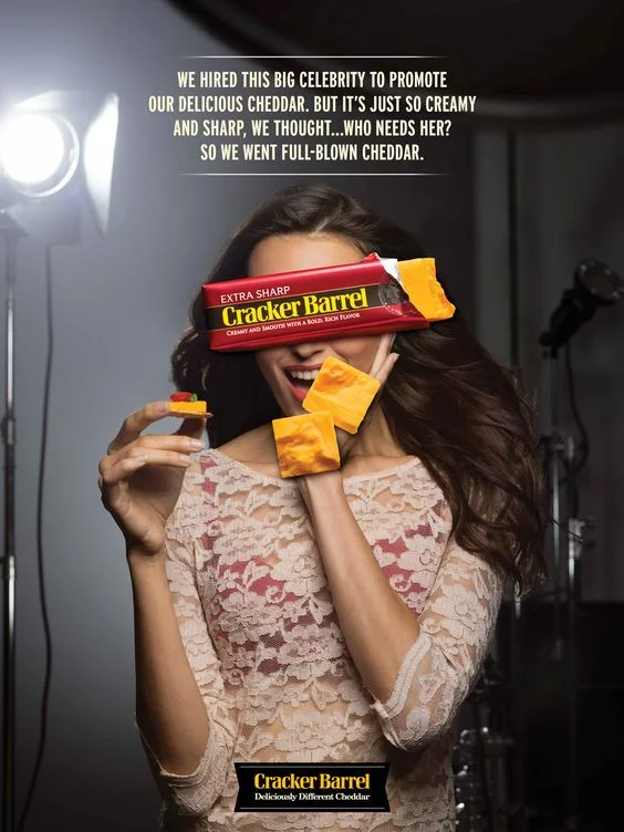 Food & Prop Styling : Cracker Barrel Cheese