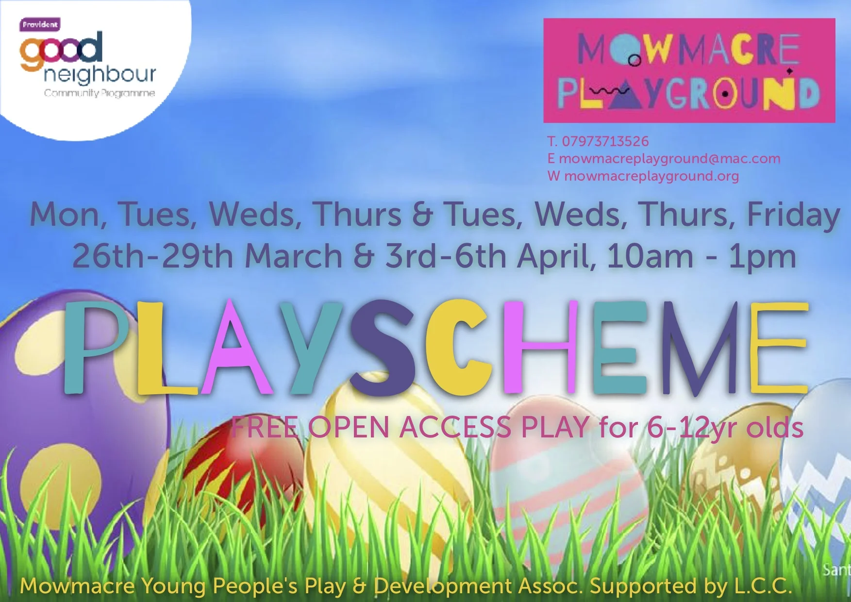 Update on Spring Playscheme