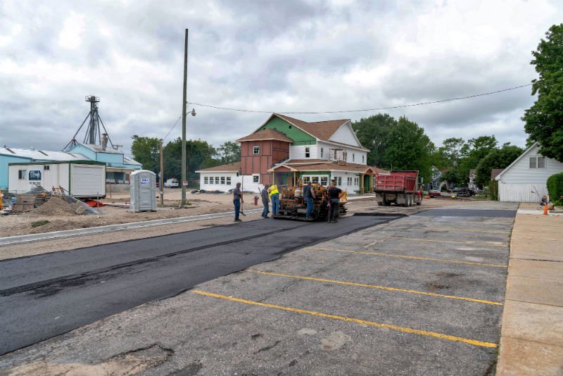 Repaving Rush Street - July 2020