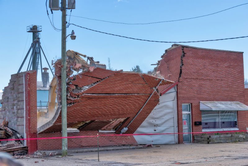 Demolition Fabiano Building - Spring 2019