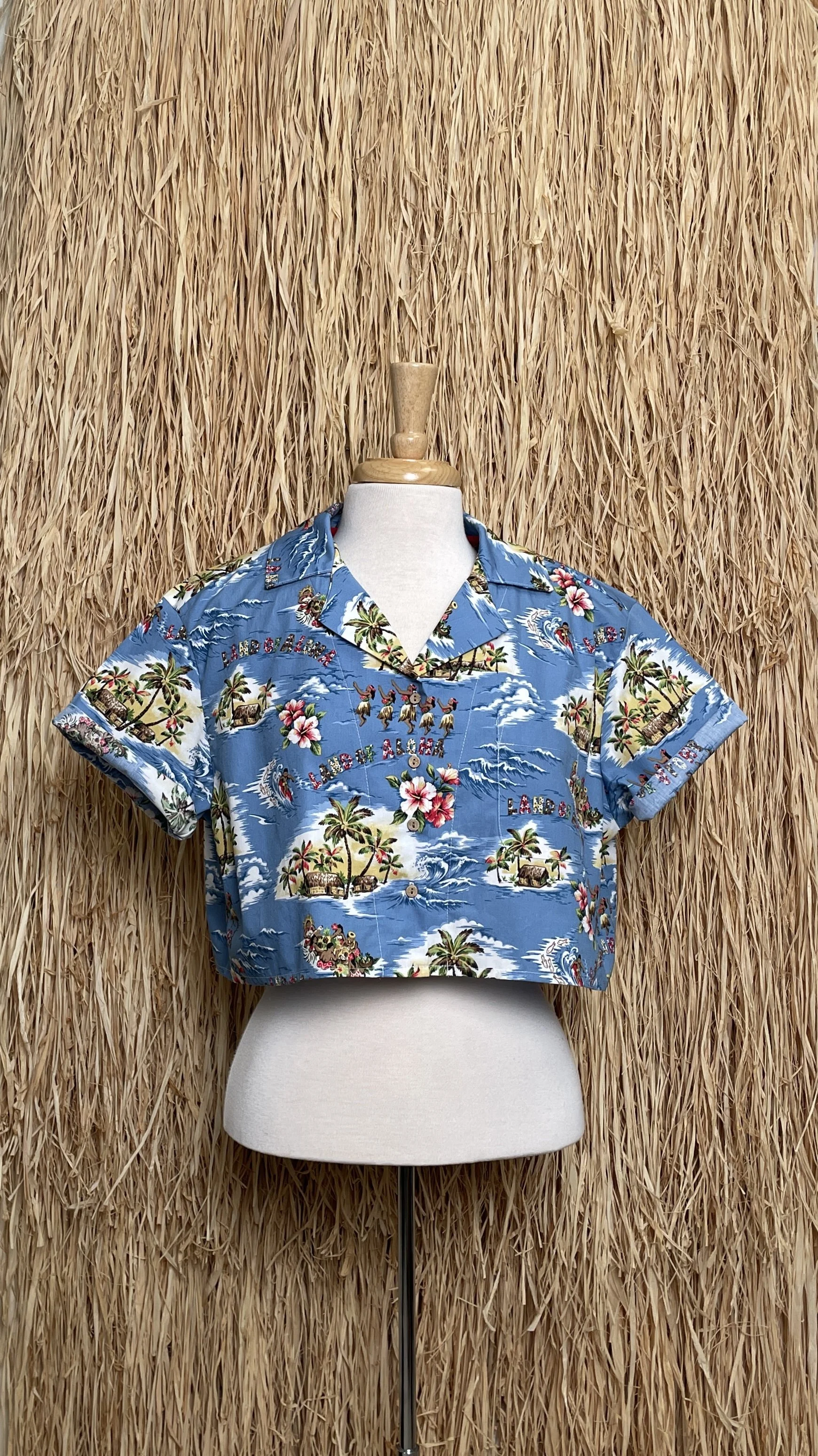 Island Hoppin Cropped Shirt
