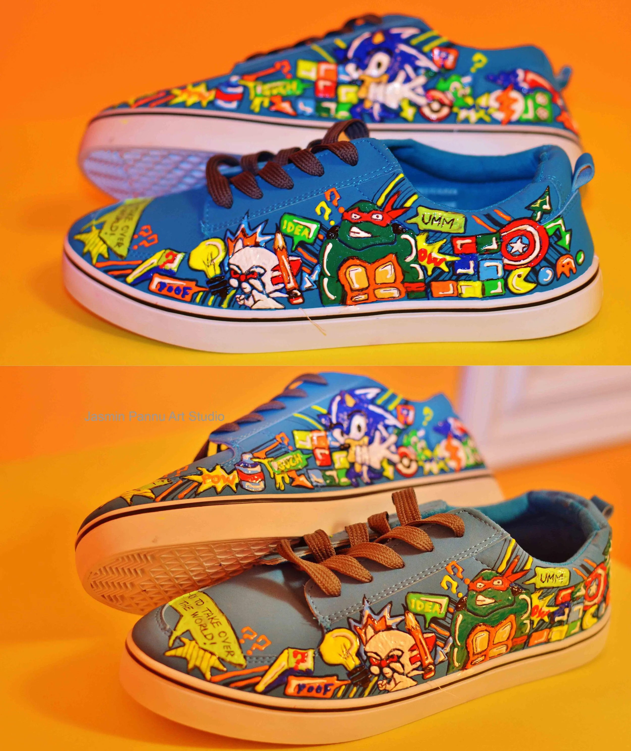Hand Painted Adult Shoes — Jasmin Pannu Art Studio