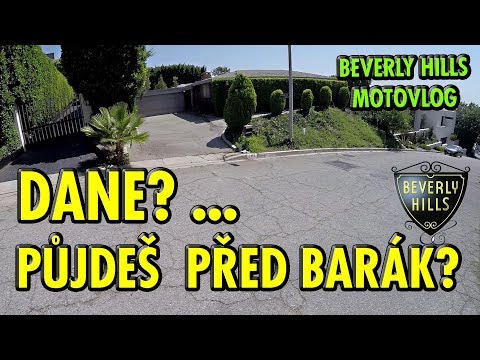 KDE Bydlí DAN BILZERIAN? - BEVERLY HILLS MOTOVLOG