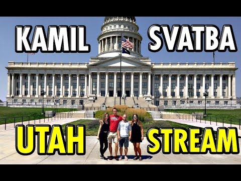 STREAM PRED SVATBOU v UTAHU s Jancou