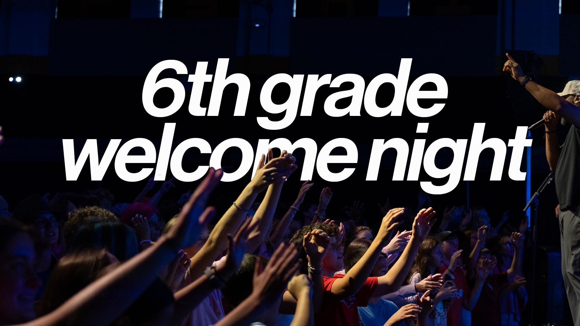 6th Grade Welcome Night