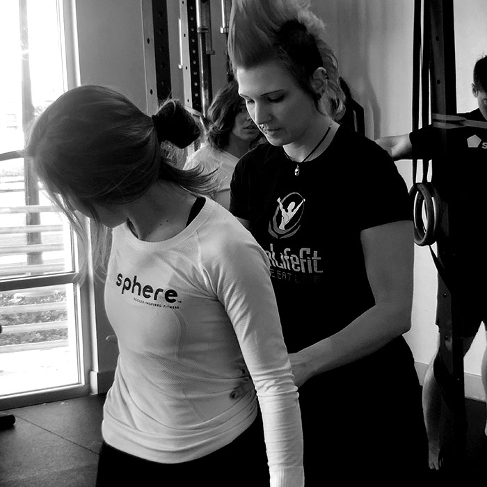 TLF X SPHERE Sphere club is soccer inspired fitness. Sphere is not just for soccer lovers and athletes and their team is comprised of some of the best trainers in Austin. We brought in Sphere club to give their trainers a greater awareness of the intricate anatomical actions and relationships that they see everyday in their clients.
