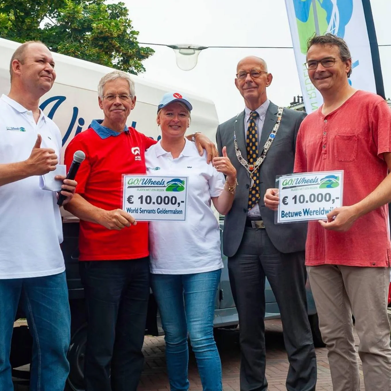 Go!Wheels brengt schitterend bedrag bij elkaar 