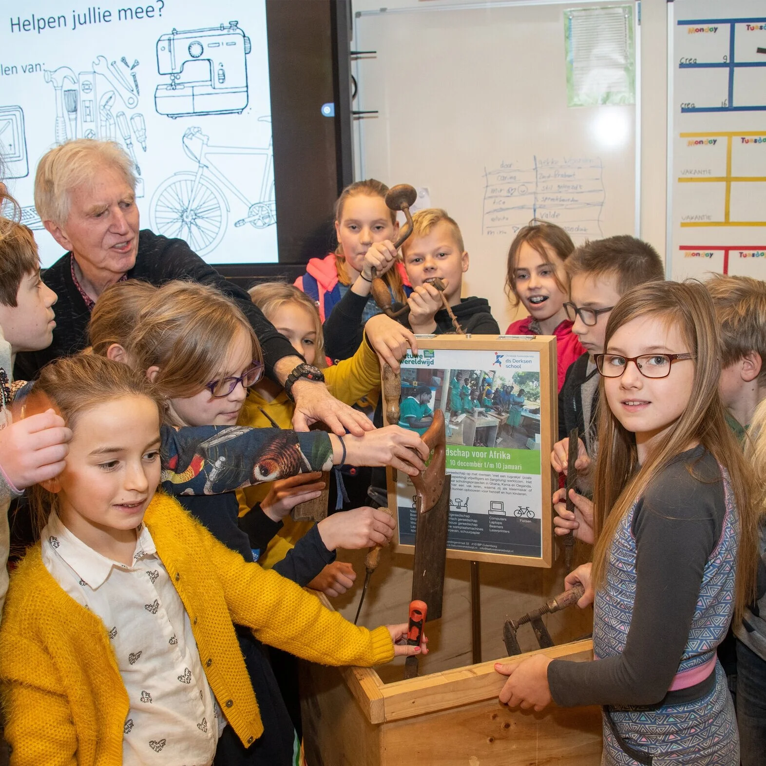 Ravenswaaijse kinderen gaan 'wereldwijd'