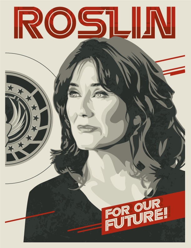The Cylons are coming! The Cylons are coming! Return Roslin to power!