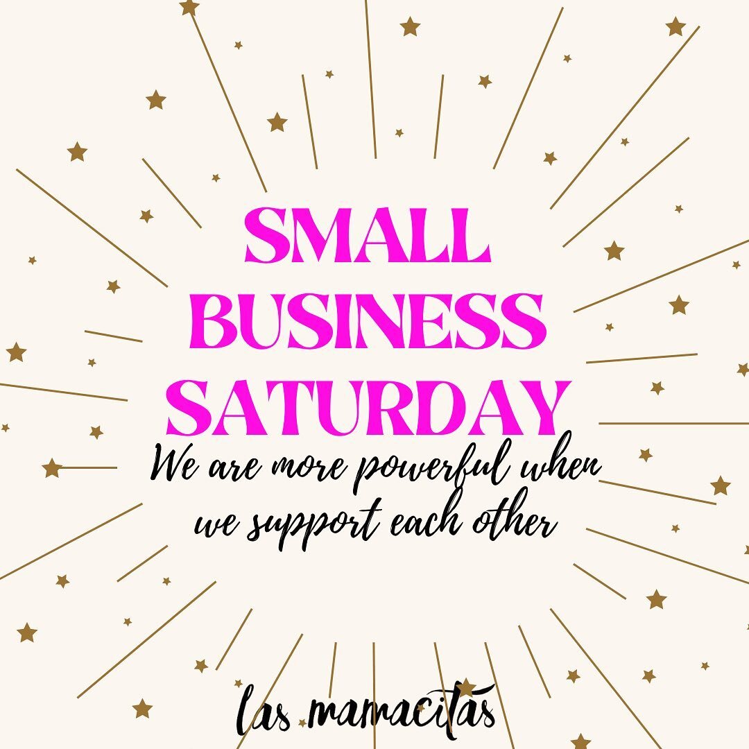 Happy Small Business Saturday!!🔥😍💃🏻

We are more powerful when we support each other!!👏🏼💞👯&zwj;♀️

Drop an emoji below if have or are supporting a small business this weekend!! Whether you buy, repost, engage, it&rsquo;s all support!👏🏼✨