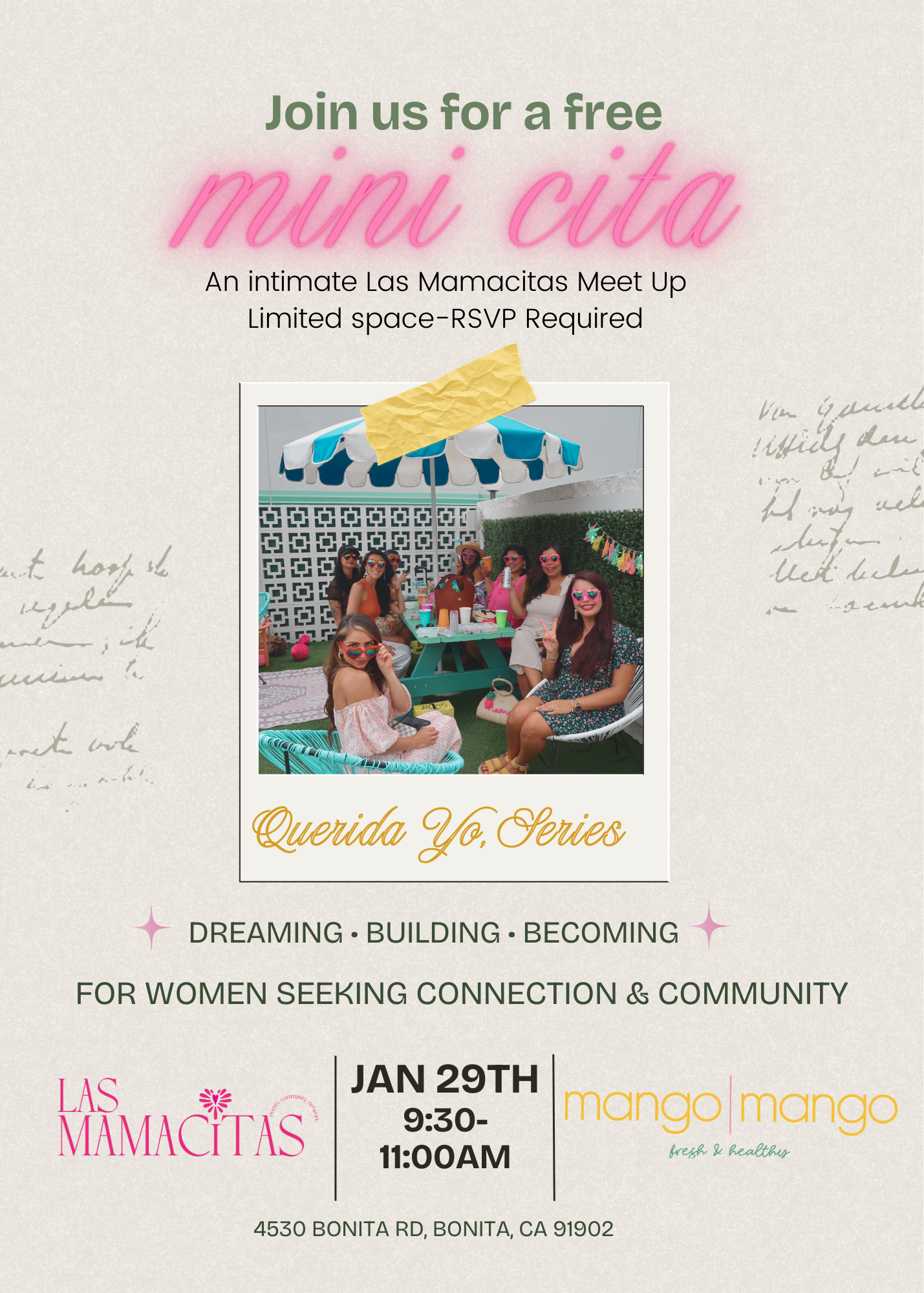 Mini Cita: A Free Community Meet Up