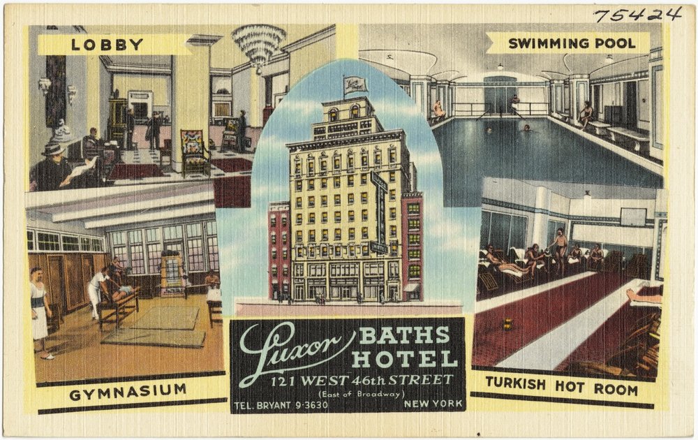 the original Luxor Baths Hotel