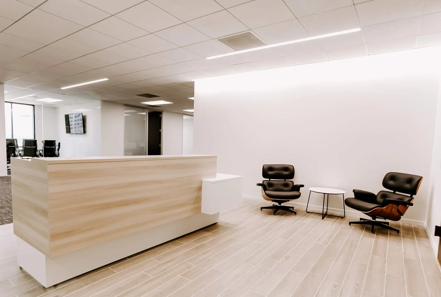 Reception area in the Datassure office