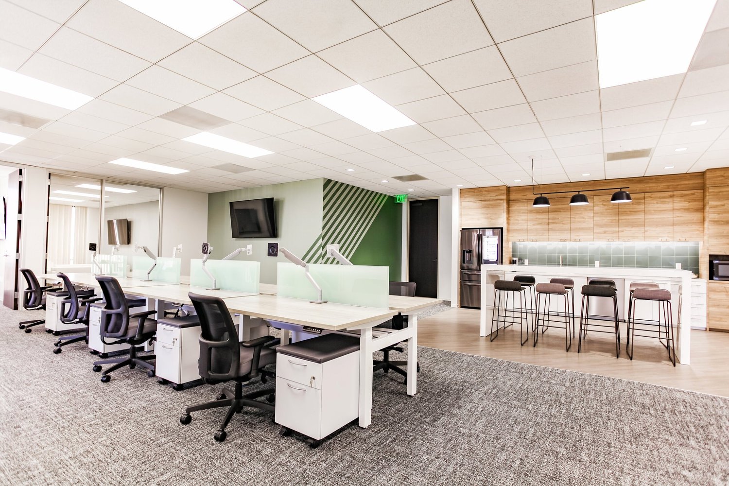 Workstations in the Datassure office