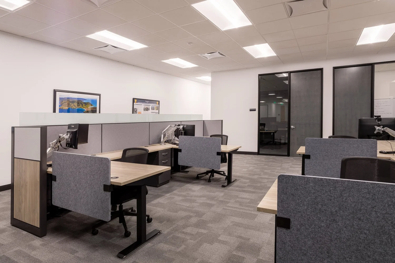 Conference room furniture in the Geosyntec Los Angeles office