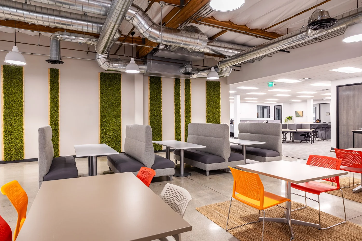 Office seating in the Geosyntec Los Angeles office