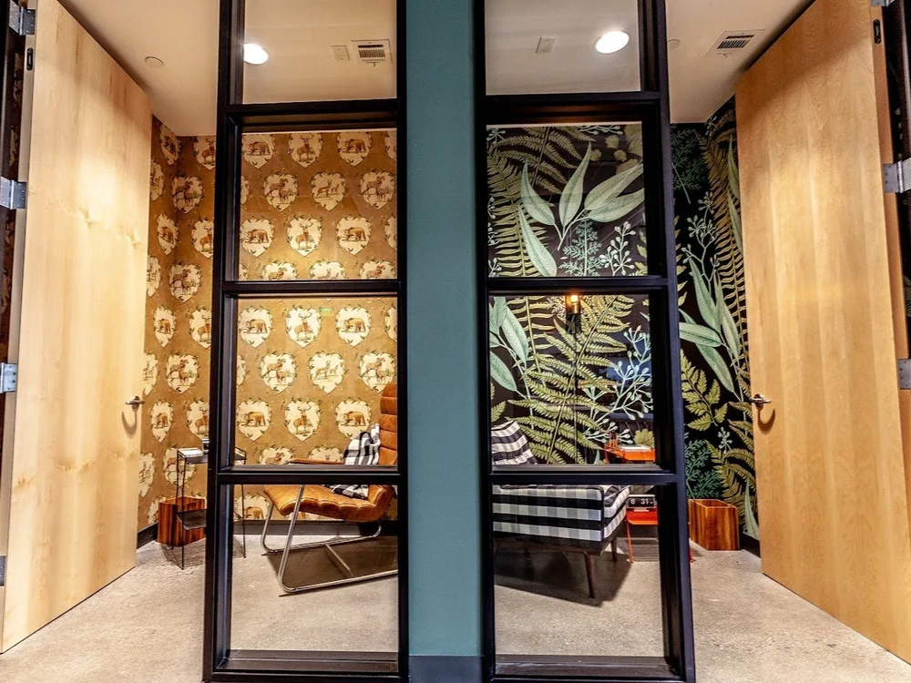 Booth and specialty room project by Source COI