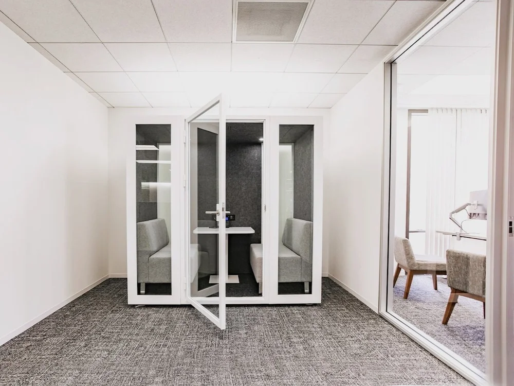 Booth and specialty room project by Source COI