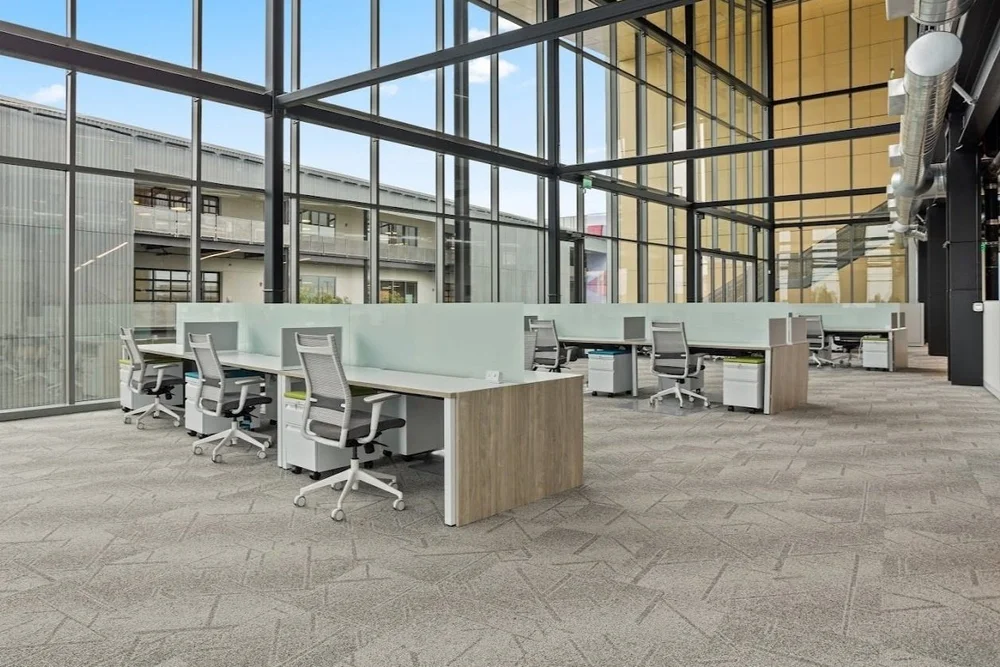 Benching desk system installed by Source COI