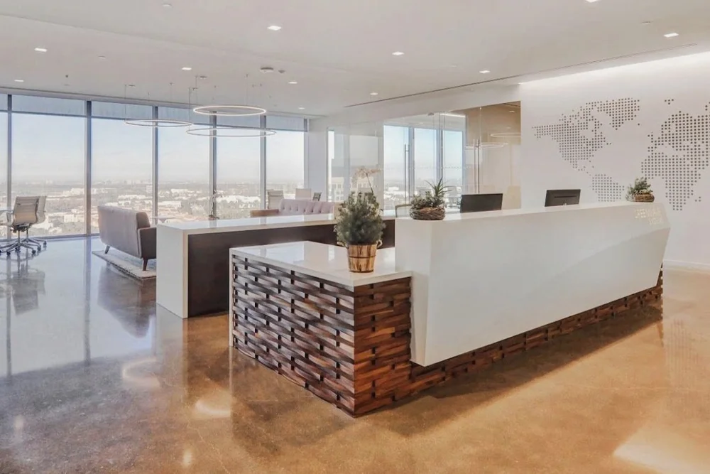 Reception and lobby project by Source COI