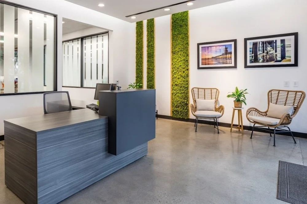 Reception and lobby project by Source COI