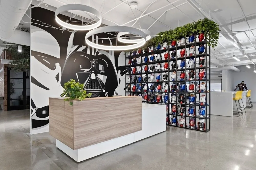 Reception and lobby project by Source COI