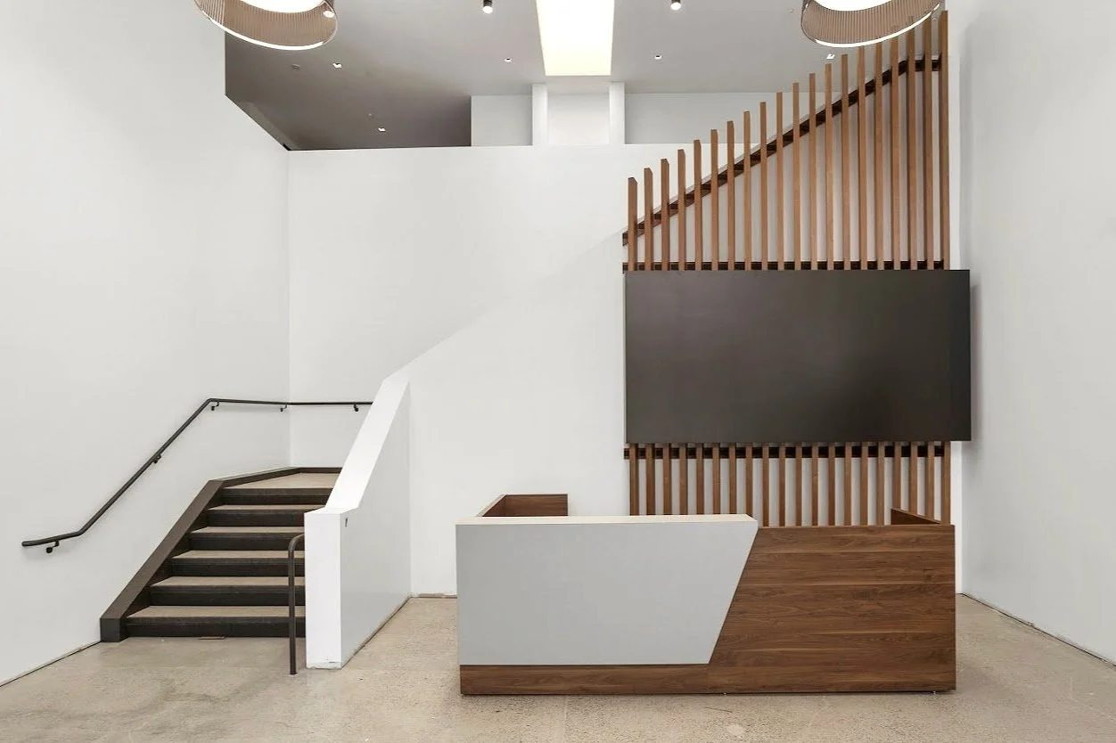 Reception and lobby furnished by Source COI