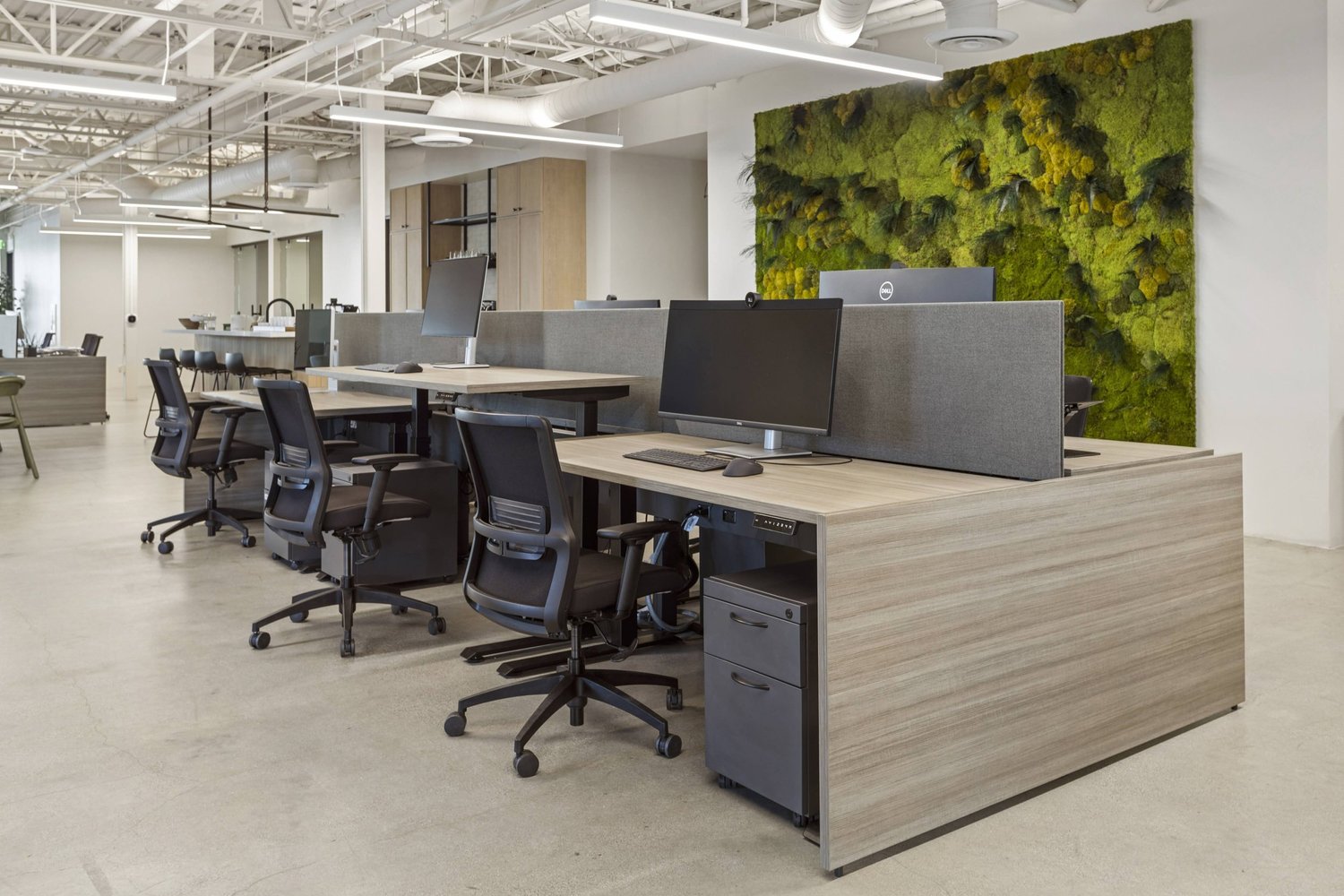 Lancium office furniture installation by Source COI