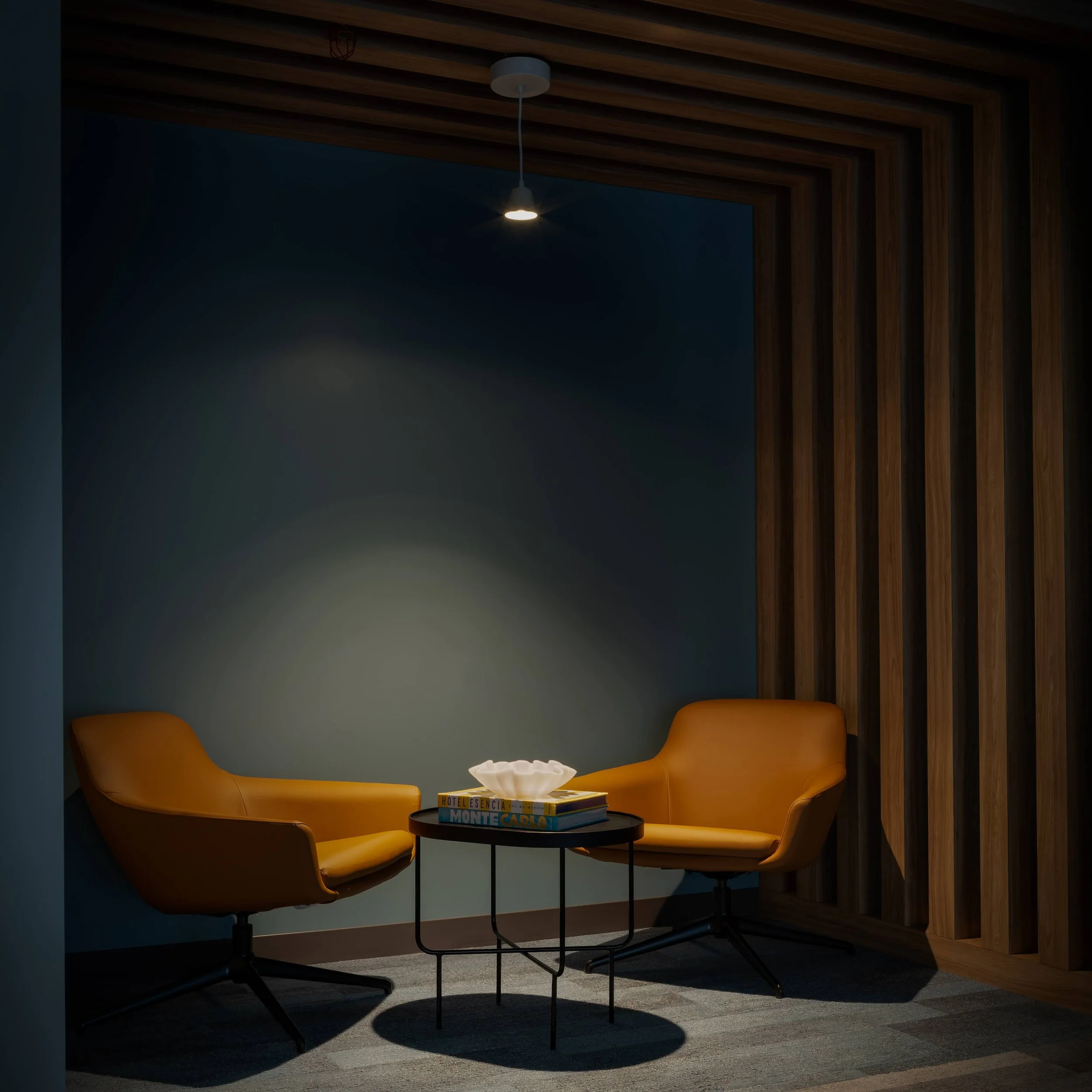 Completed office furniture installation by Source COI