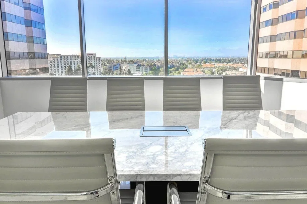 Commercial office interior furnished by Source COI