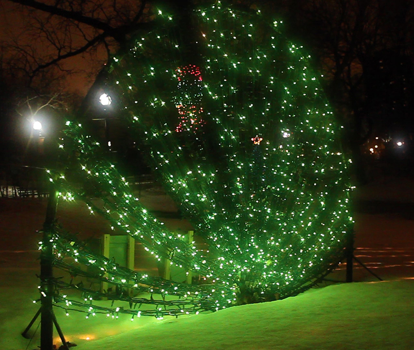 Green LED Holiday Lighting