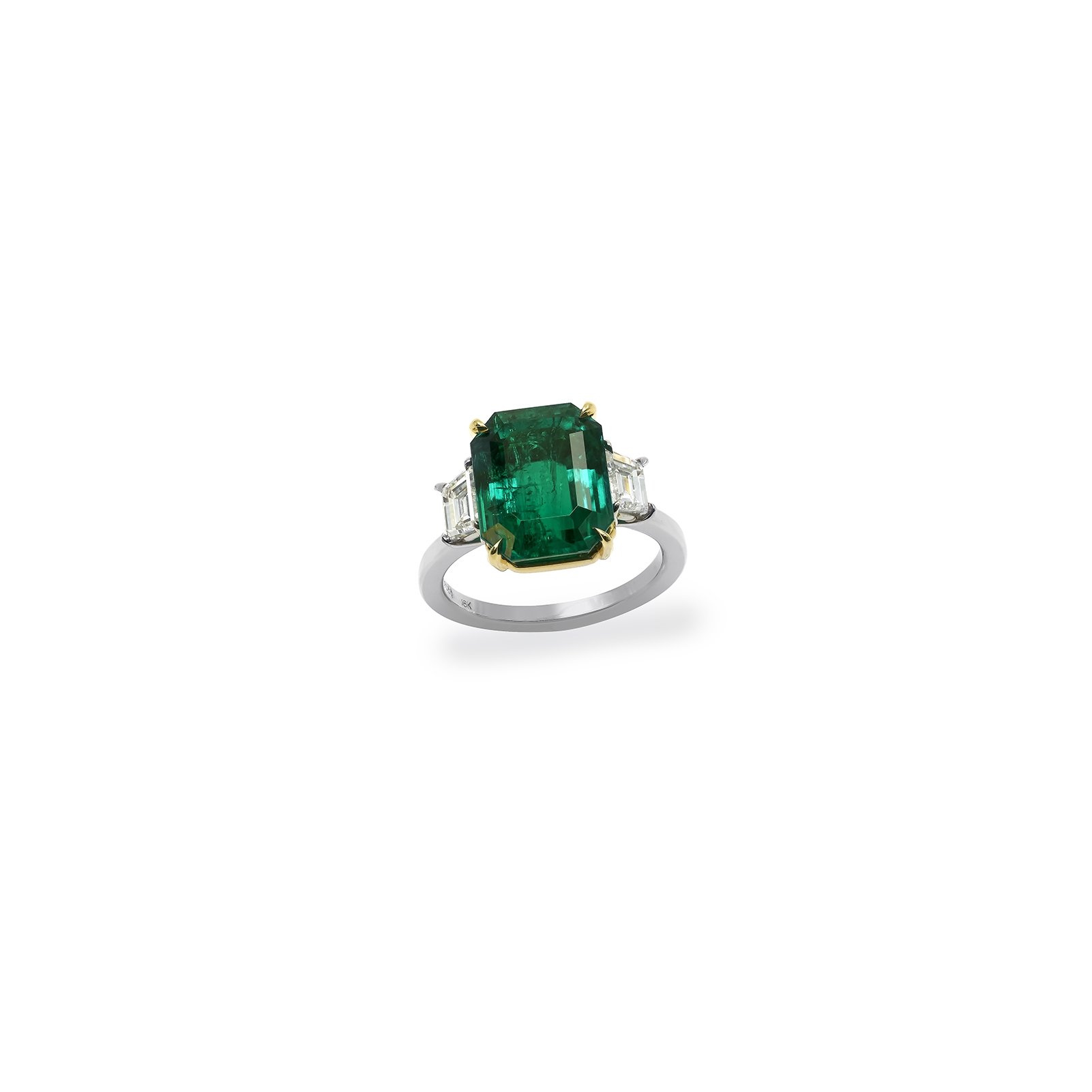 7 carat emerald cut ring