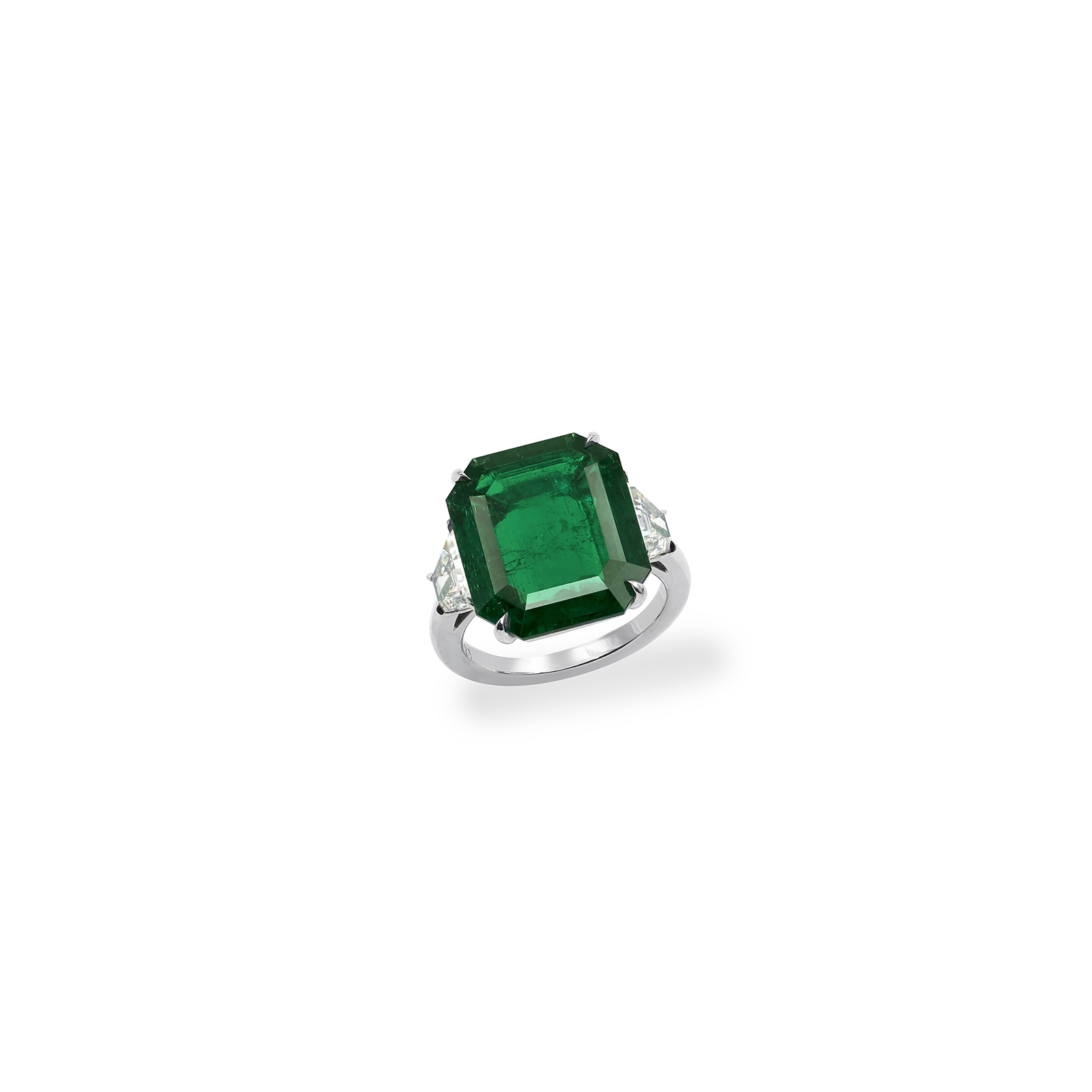 9 carat emerald cut ring