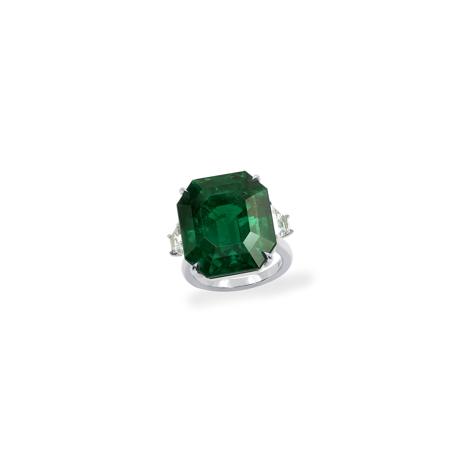 22 carat emerald cut ring