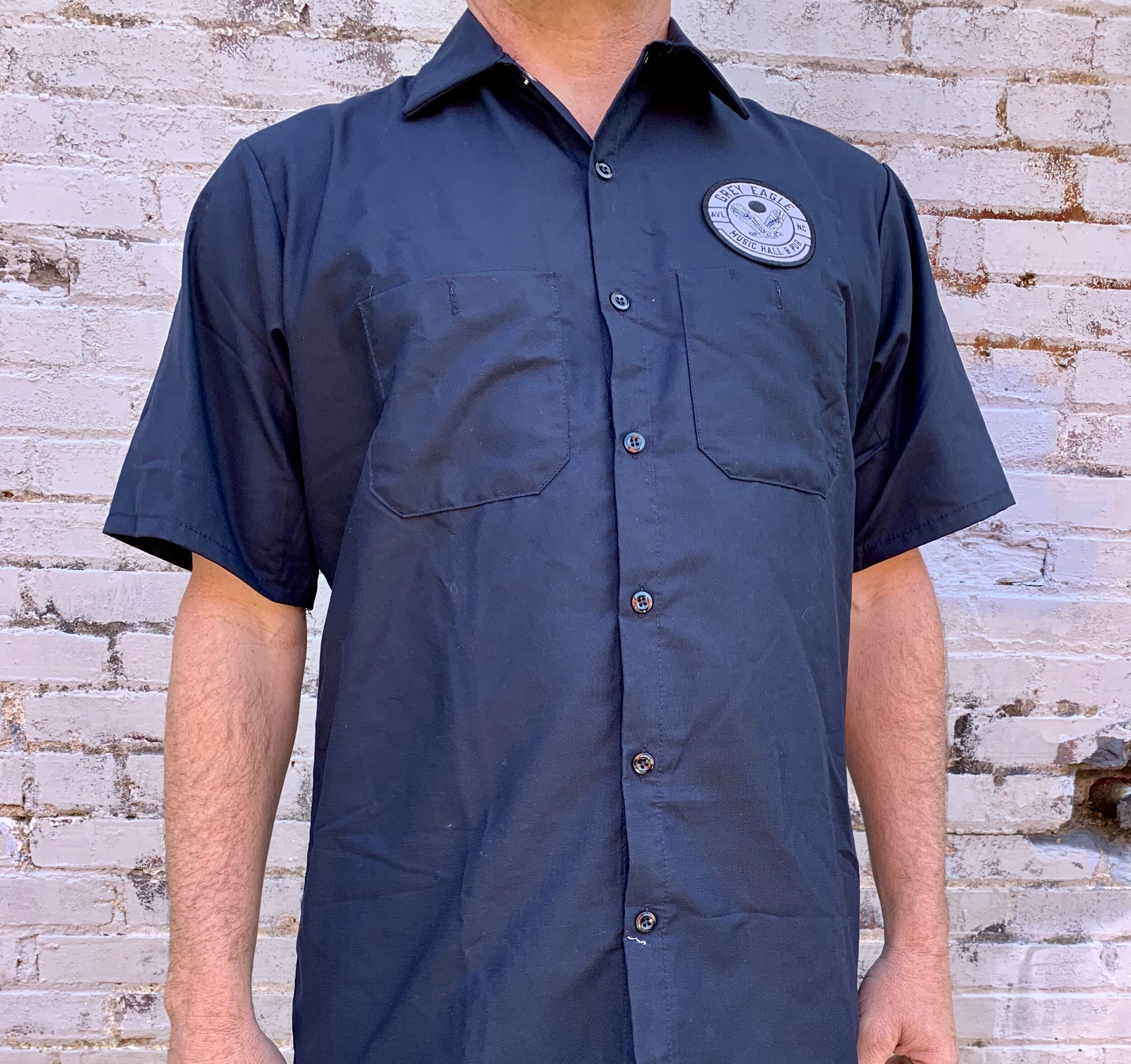 Navy Mechanic Shirt — The Grey Eagle 