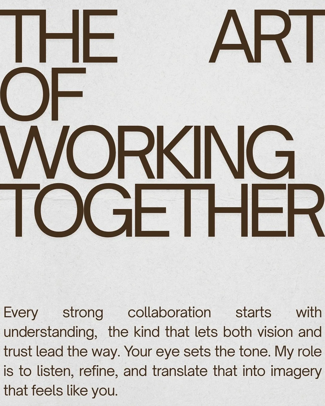 Every collaboration begins with listening&hellip;

before the camera, before the creative plan, before anything else. Each AGC project, moves through clarity, rhythm, and collaboration. It&rsquo;s a process that values connection over algorithm, stor