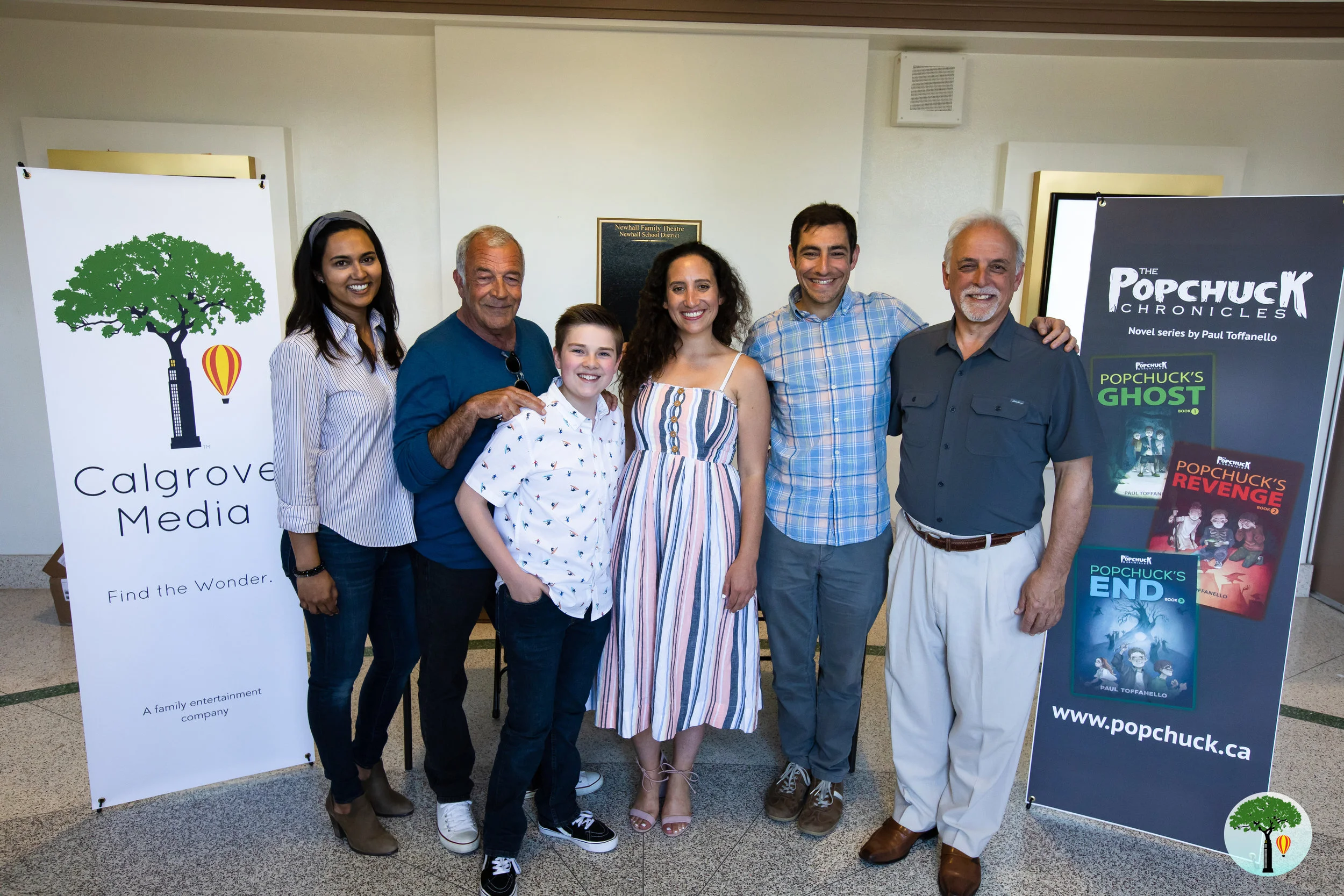 From left to right: Lisha Yakub Sevanian, Fred Gerber, Jet Jurgensmeyer, Alix Schwartz, Aaron Greyson, and Paul Toffanello