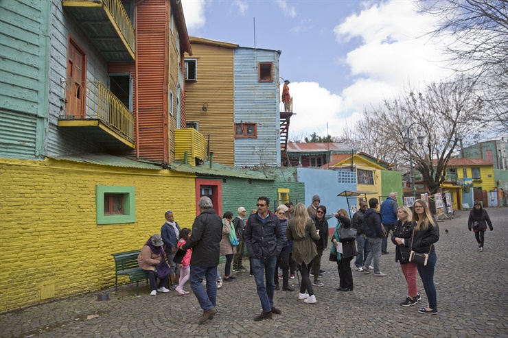 Caminito uno de los lugares más visitados.