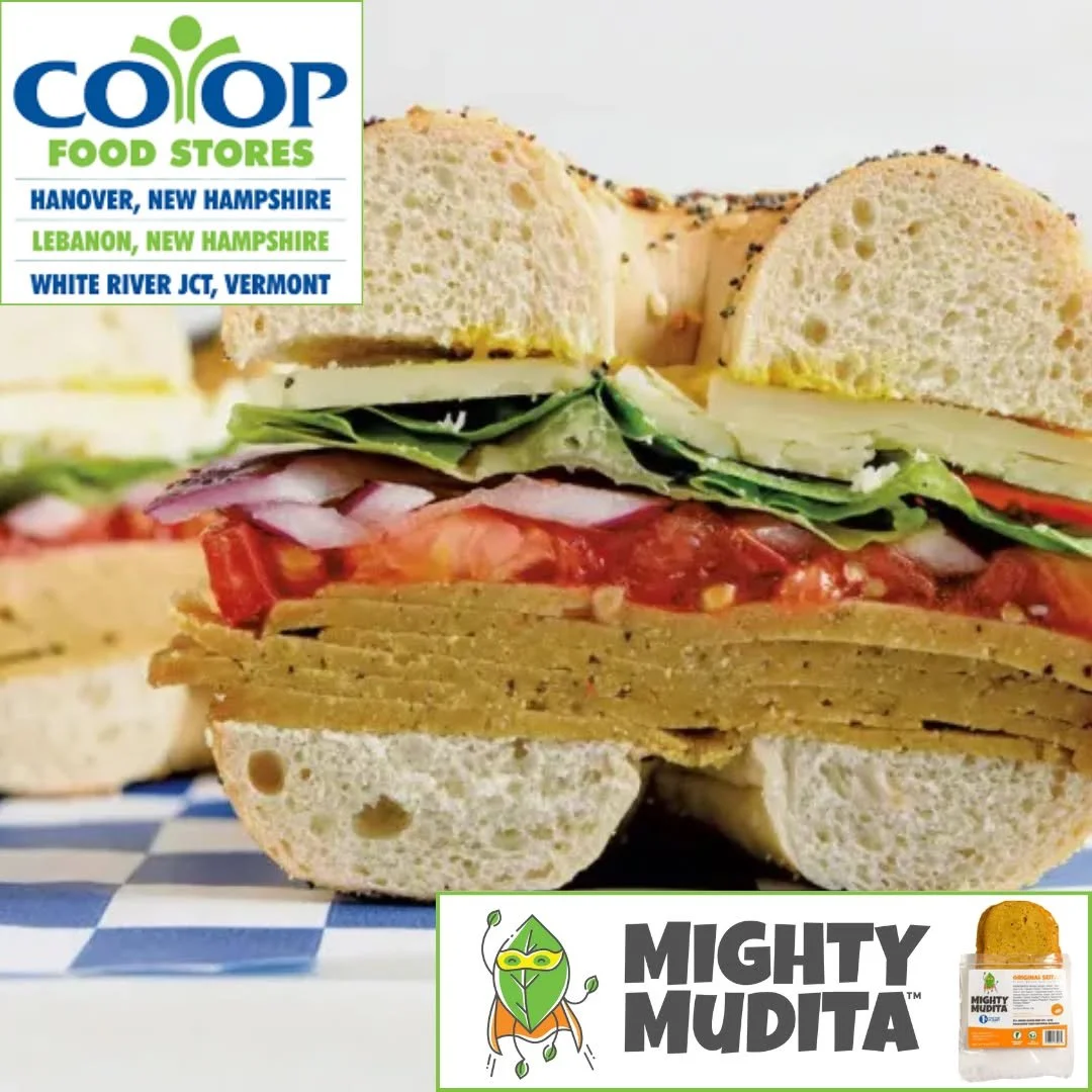 Attention @coopfoodstores shoppers: stock up now on plant-based deli slices from @mighty.delislices (Burlington, VT)!

These versatile and delicious seitan slices add flavor and protein to sandwiches, wraps, spring rolls, and more, all with the plane