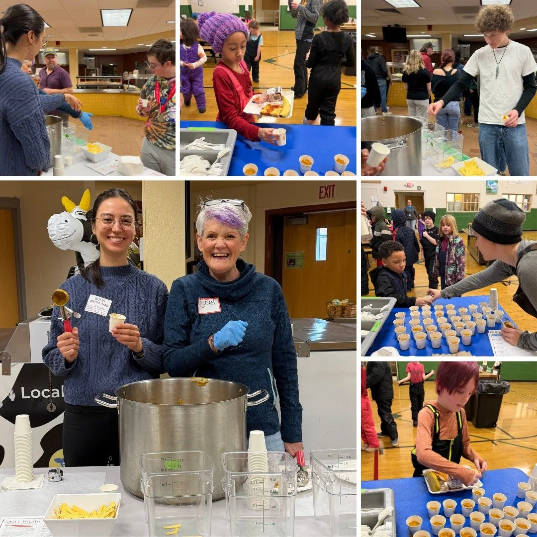 December kicked off the first monthly @vtharvestofthemonth taste tests across Brattleboro City Schools! 

Students at @buhscolonels, Brattleboro Area Middle School, @oakgrovevt, @academyschoolbrattleboro, and @green_street_school sampled a creamy swe