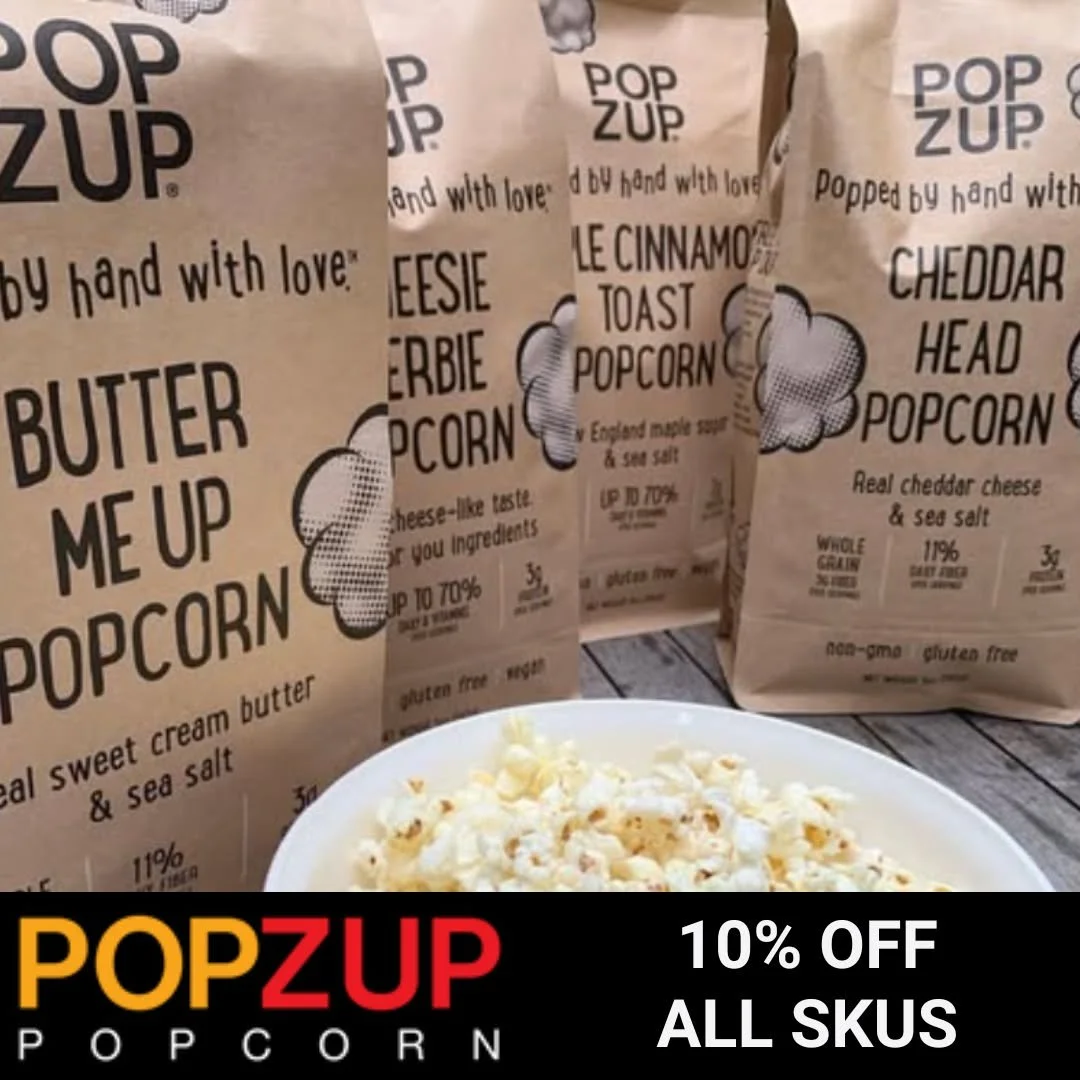 It&rsquo;s giving new year promo energy! Shop our January deals on these great pantry staples. 

Popzup Popcorn (Somersworth, NH)

10% off all SKUs&hellip;

@popzup.popcorn is a family-owned company that makes non-GMO, gluten-free popcorn, free of se