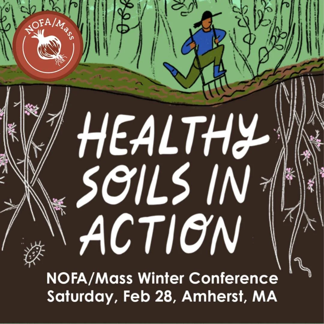 Join our friends at @nofamass for the 39th Annual Winter Conference on February 28th at @umass. 

This full day of learning and connection brings together farmers, growers, gardeners, educators, food system leaders, and curious eaters to put healthy 